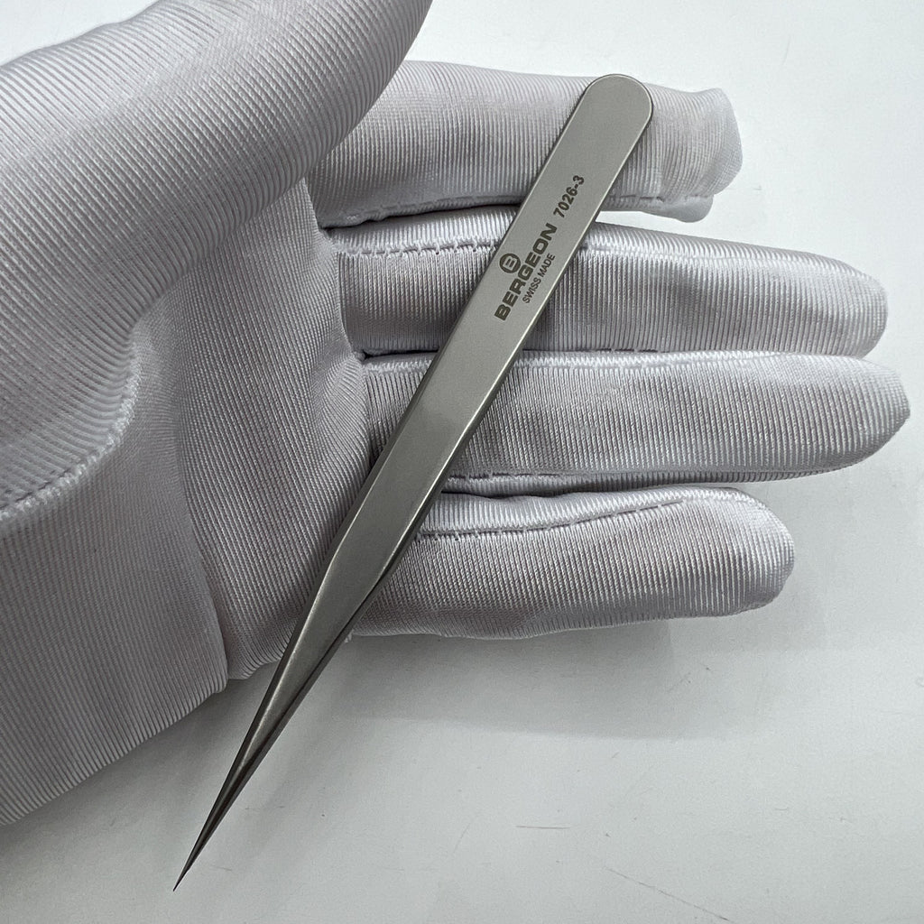 Swiss Bergeon 7026-3 7024-3 Replacement Antimagnetic Tweezer Fine Hairsprings