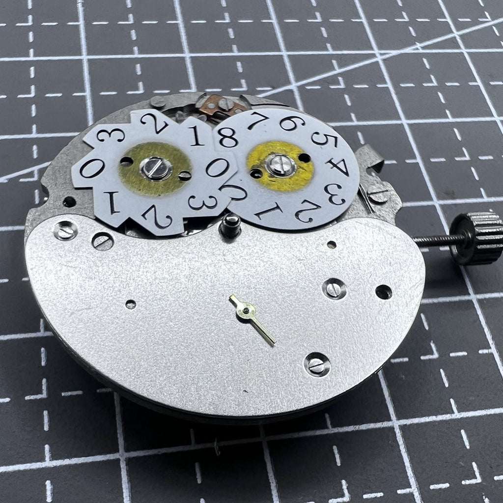 Tianjin T17 Mechanical Movement Big Date At 12 Super Thin 2 Hands Small Second