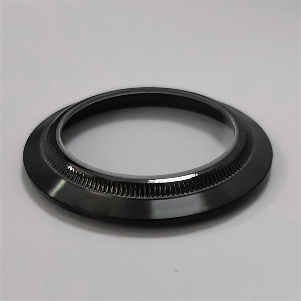 40mm PVD Strap Sapphire Glass Ceramic Ring Watch Case for NH35/NH36
