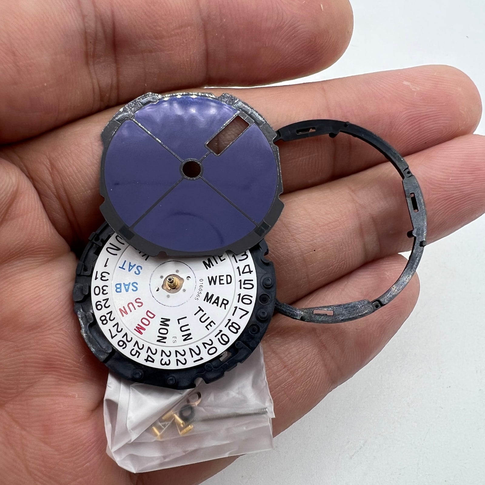 Japan Made Hattori Epson TMI VS43 VS43A Watch Quartz Movement Solar Power