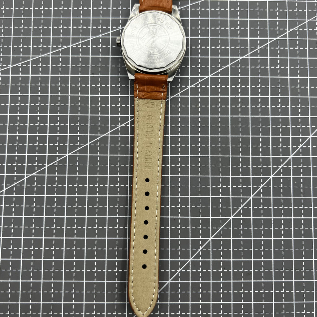 32mm China Made PUBU Manual Mechanical Watch 17 Jews Grey Dial Grey Nail