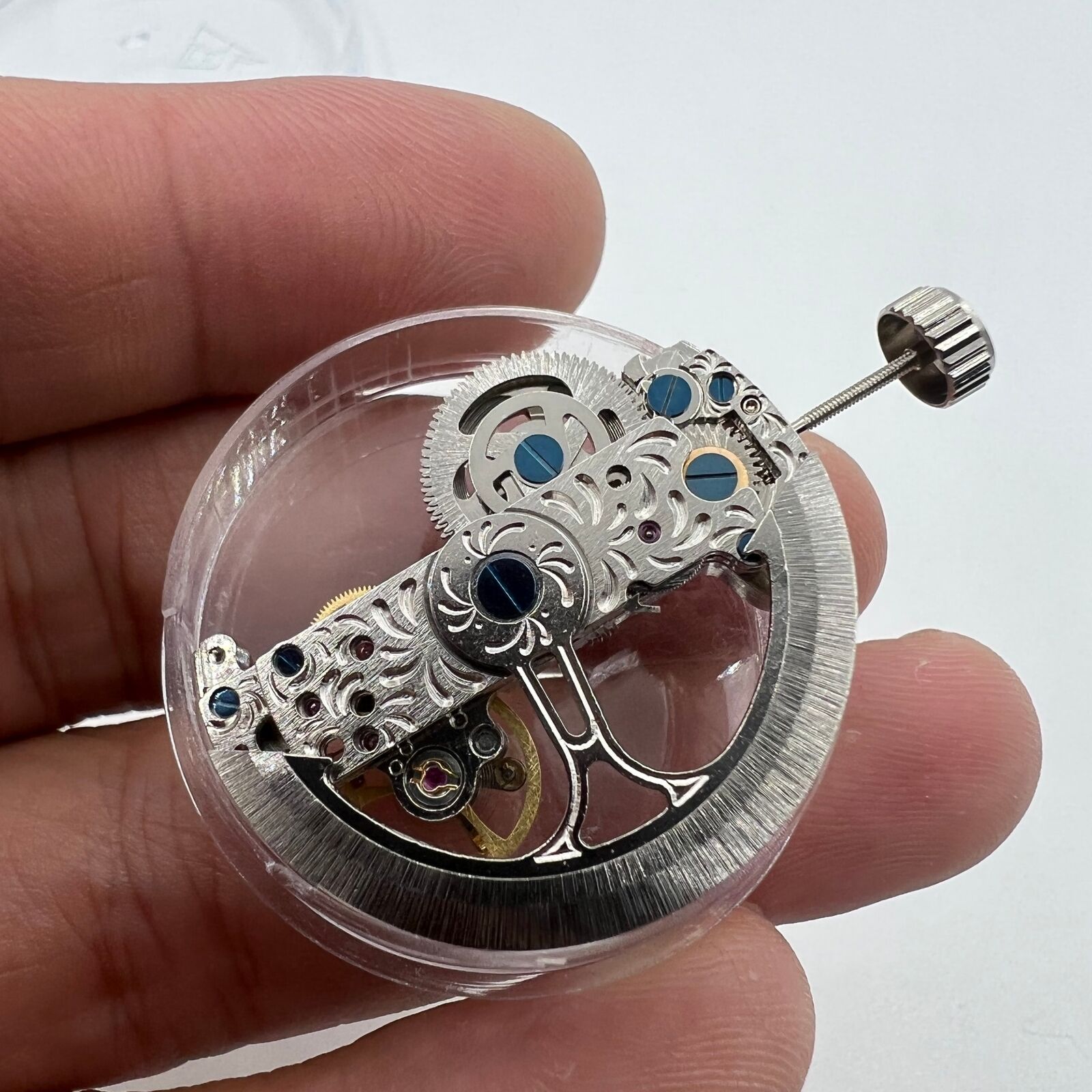 Asian LG0801BS Silver Long Pendulum Wheel Automatic Mechanical Movement