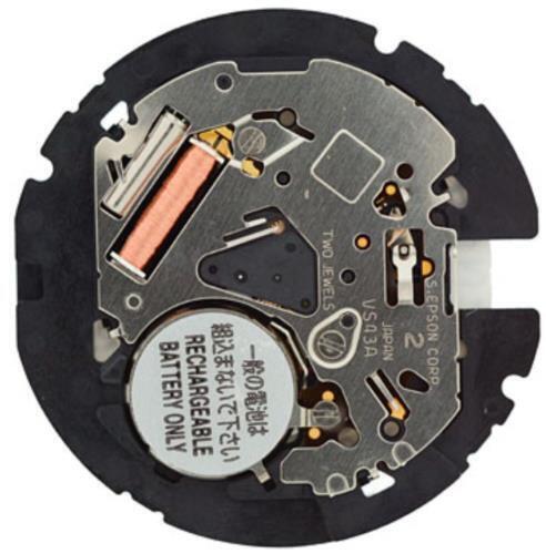 Hattori Epson TMI VS43 VS43A Watch Quartz Movement Solar Power Japan Made
