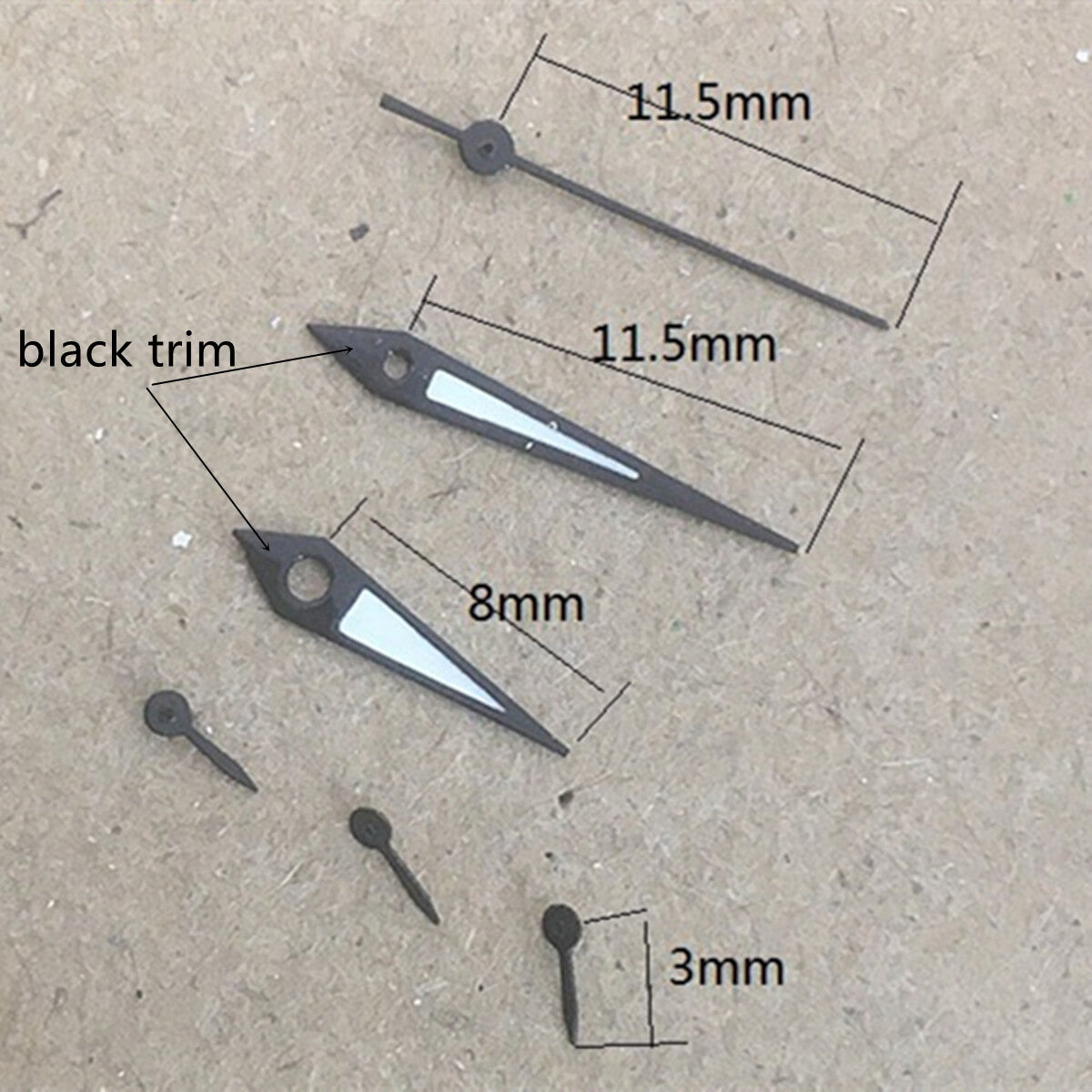 2 Sets Black Trim Arrow Shape Hands for Epson VX3J VX9J VX7J VX3N VX9N VX42