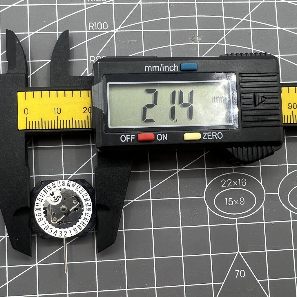 Japan VX22 Quartz Watch Movement Date@6 White Disk Replacement