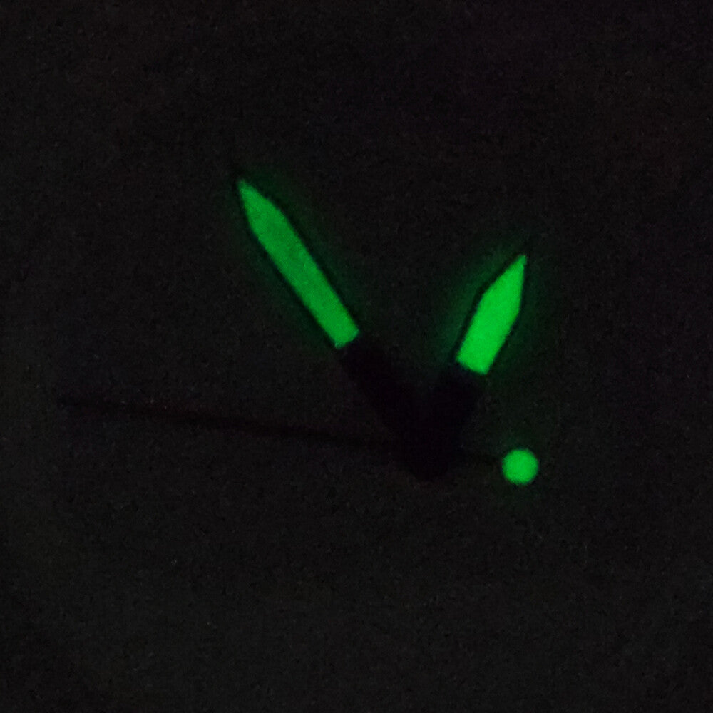 Watch Hands 7.5*12*12.5MM Golden Green Luminous For NH35A/NH36A Movement