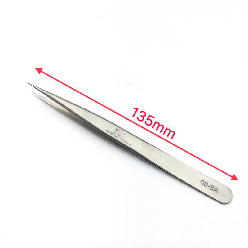 VETUS 00-SA Non-Magnetic Tweezers Stainless Steel BG 7024 Replacement