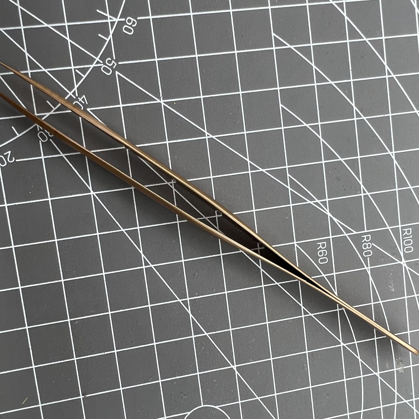 SWISS MADE Bergeon 7421-PM-S5 Tweezers Brand New High Quality BRONZE
