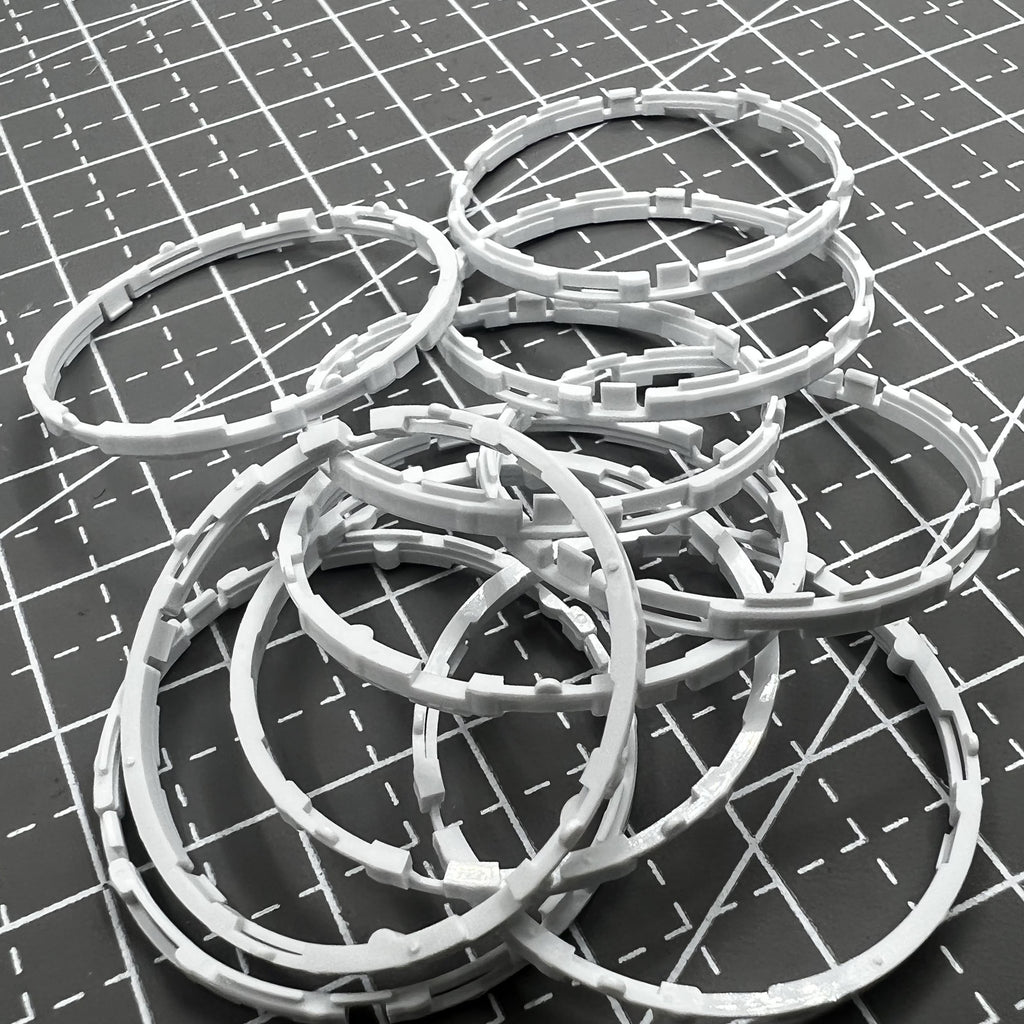 5 PIECES Watch Case Movement Cushion Mount Spacer Ring Generic for Miyota 9015