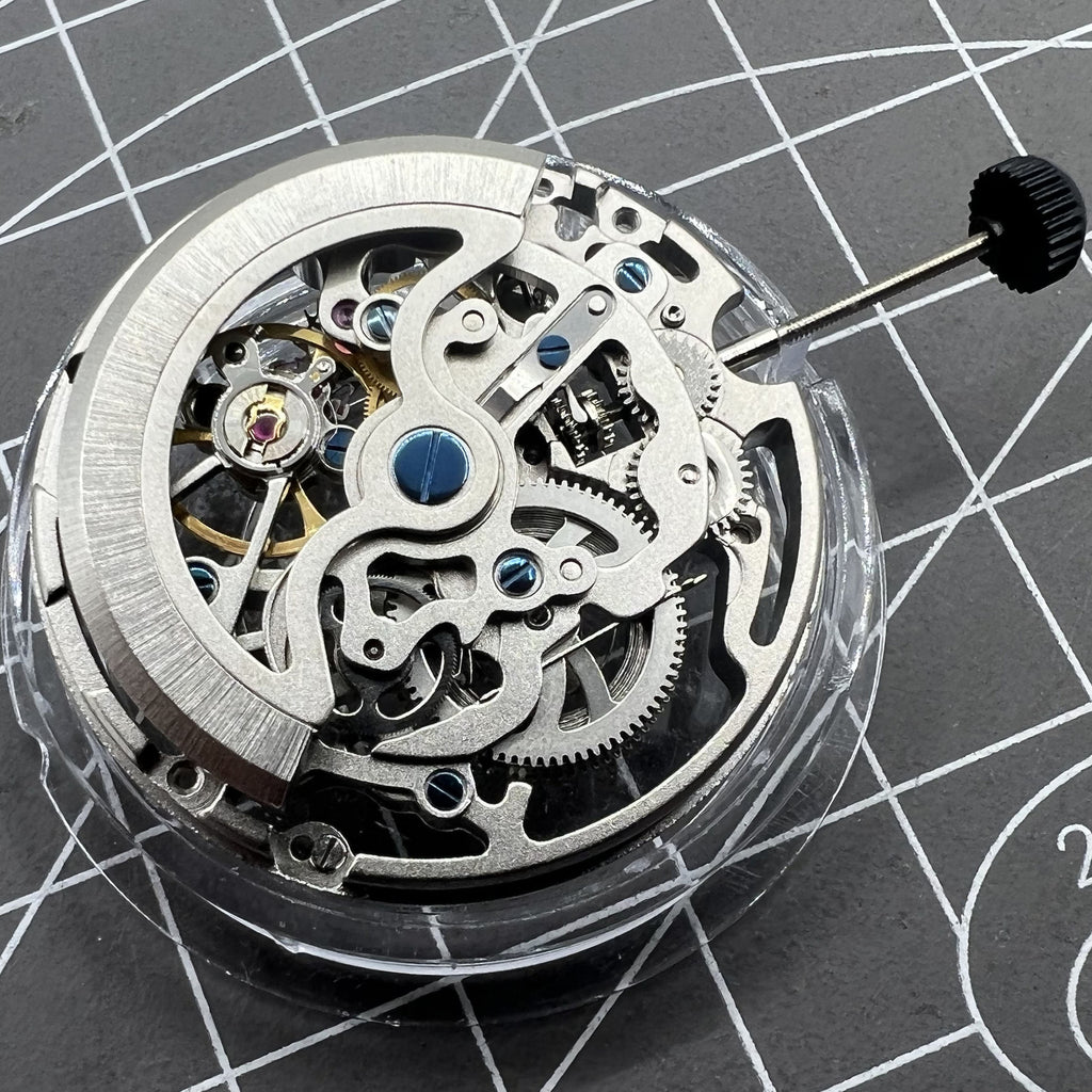 Seagull Silver TY2809 Automatic Mechanical Skeleton Watch Movement