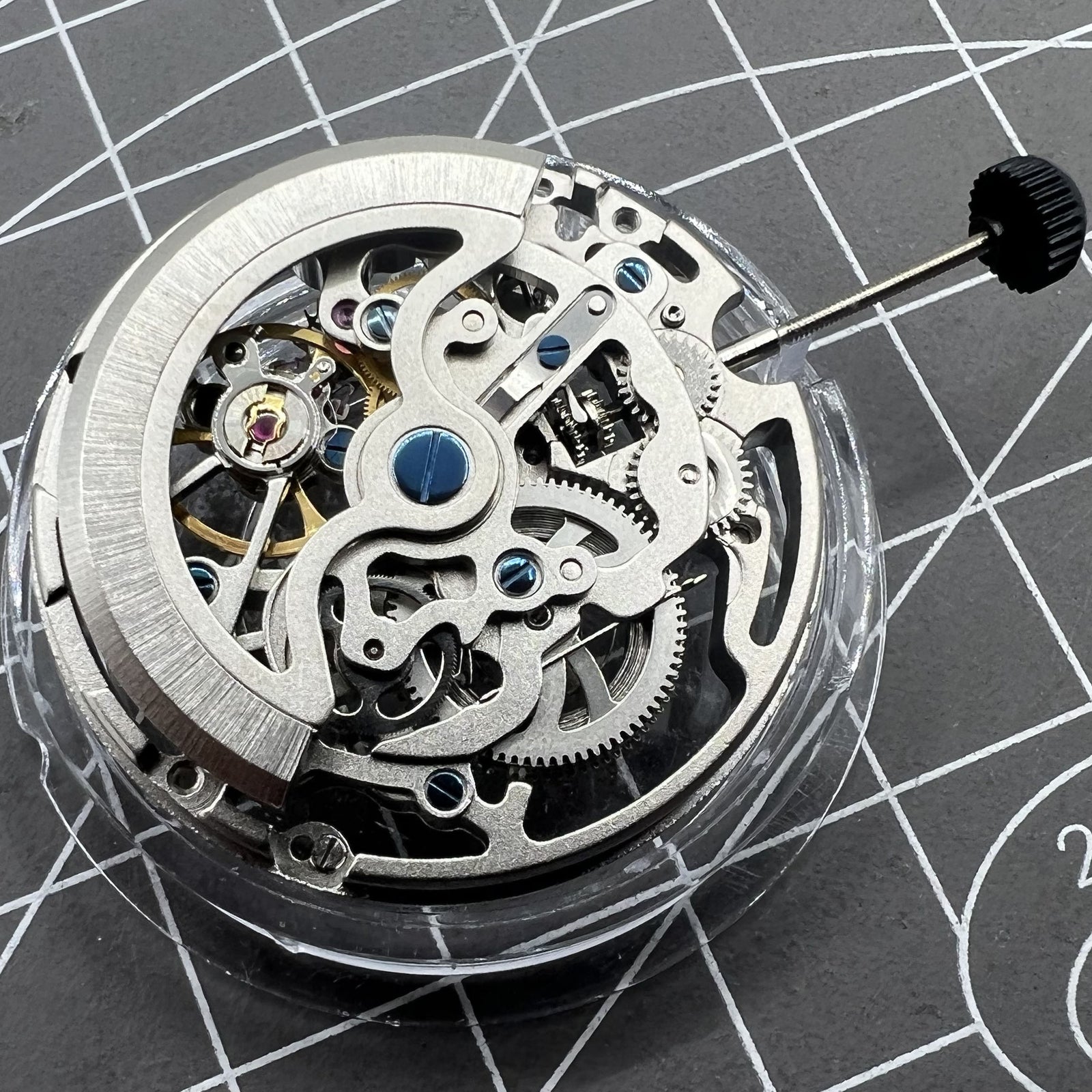 Seagull Silver TY2809 Automatic Mechanical Skeleton Watch Movement