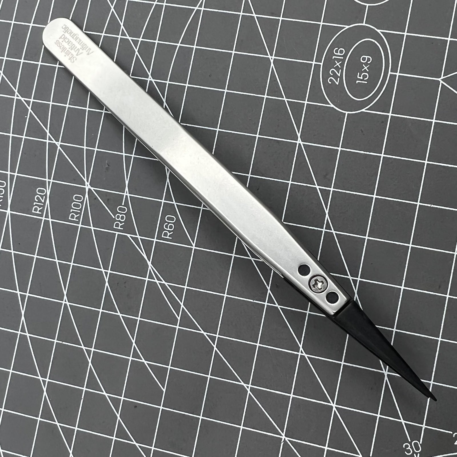 Swiss Bergeon 6571-CFR-3 Tweezers With Replaced Ends CFR 3