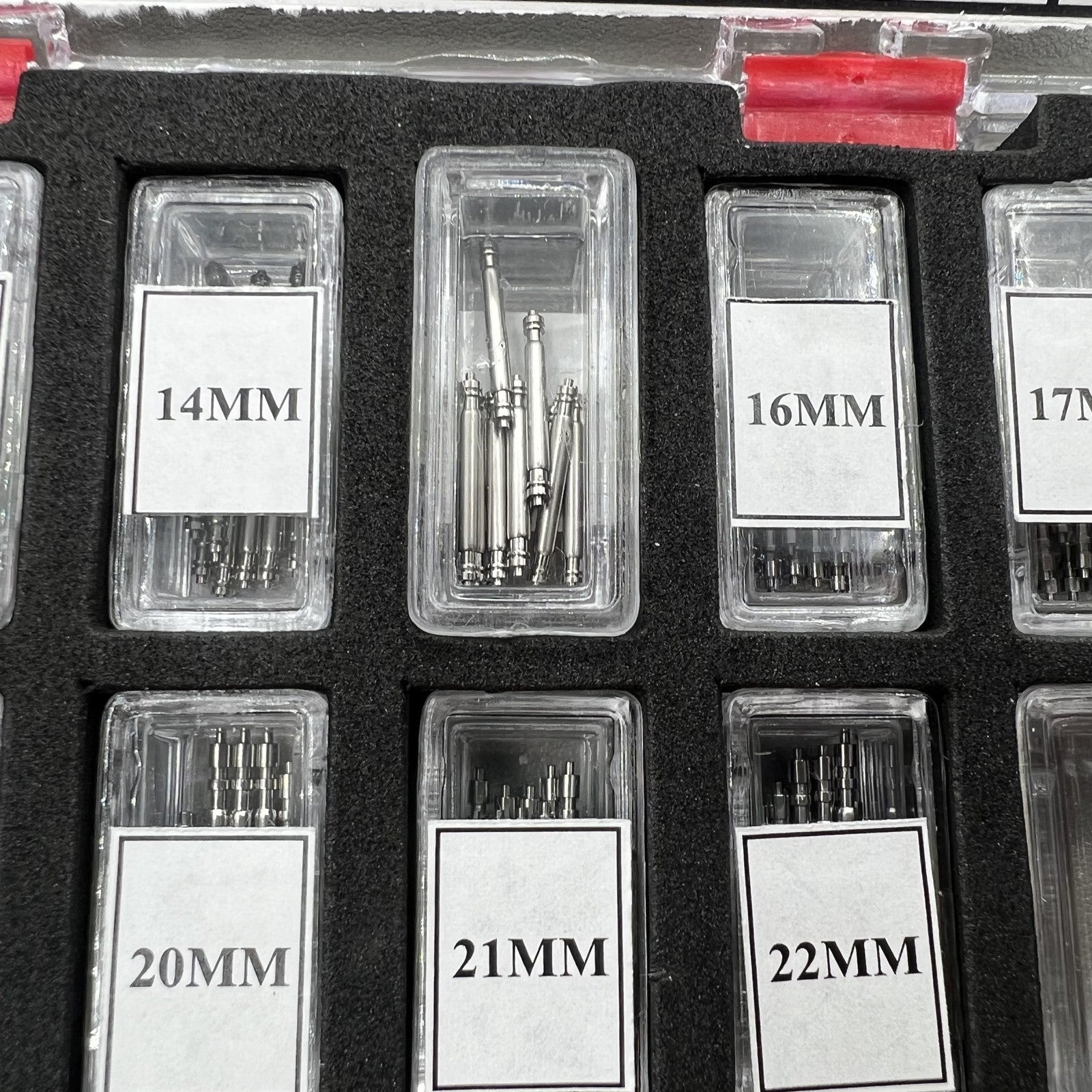 110 PIECES Dia 1.78mm RLX Style Spring Bar Assortment Watch Repair Kit Tool