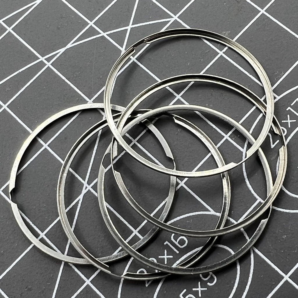 5 PIECES Steel Dial Mount Spacer Fixing Ring for ETA 2824/2836/2846 Movement