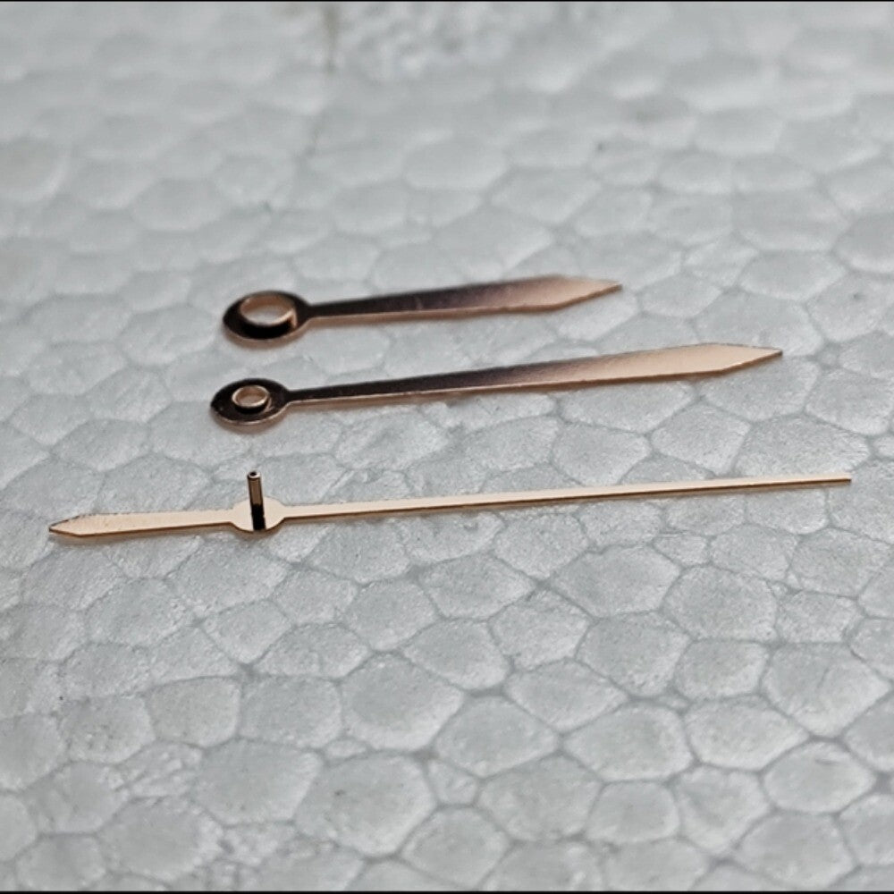 11x16x17mm Rose Golden Arrow Shape Watch Hand Set for SHANGHAI LB06 Movement
