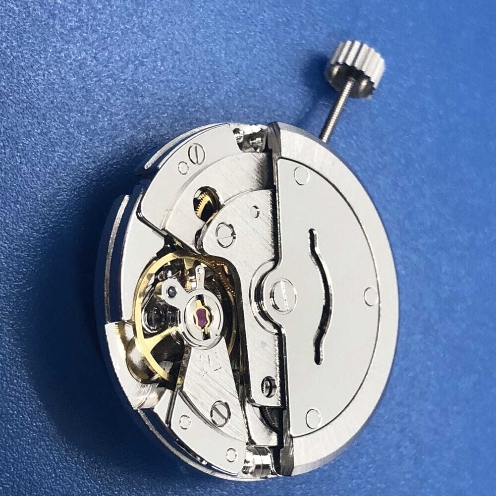 DG2813 Automatic Mechanical Movement Day Date Silver Tian Jing 2813