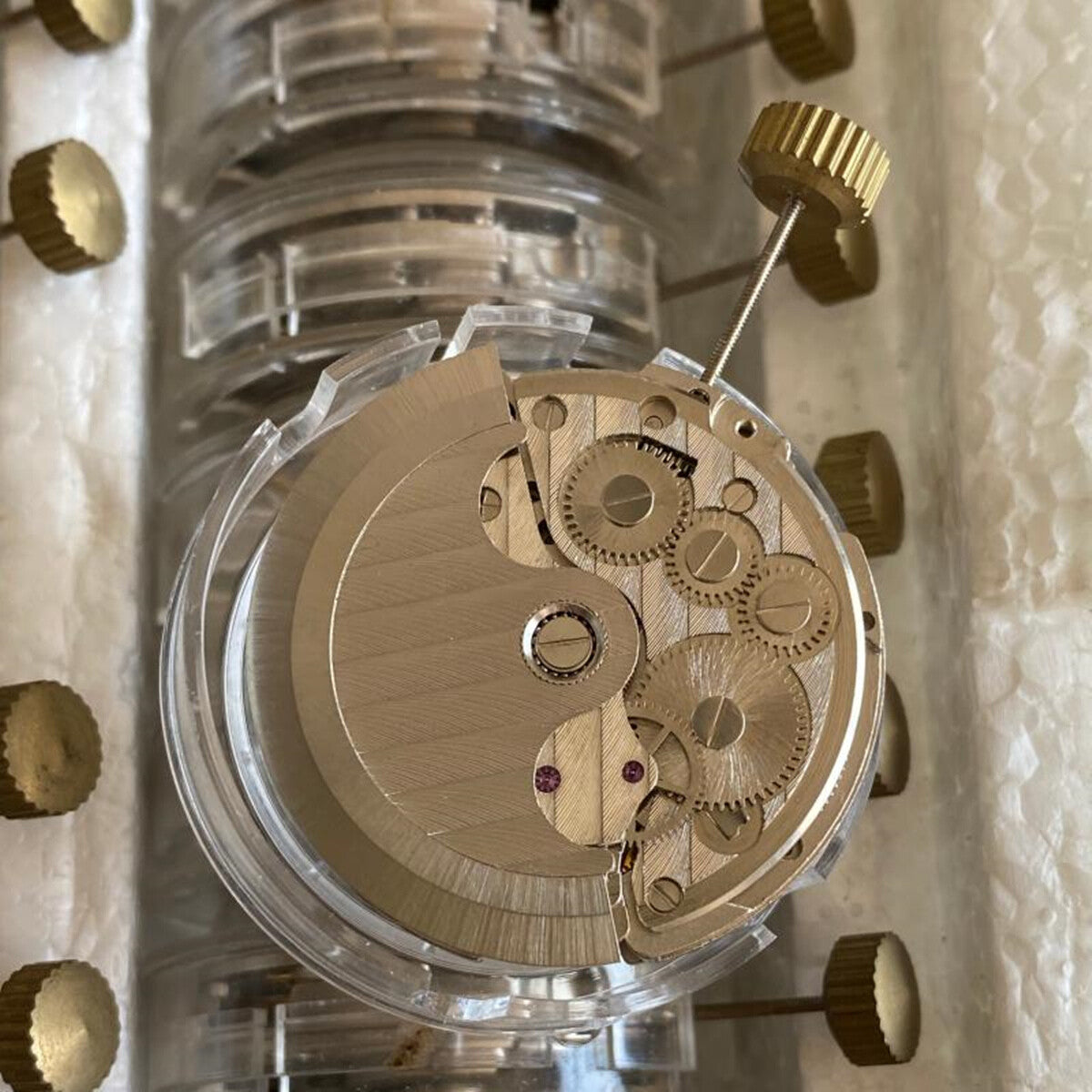 China Shanghai Automatic Mechanical Movement with Alarm Function Small Seconds