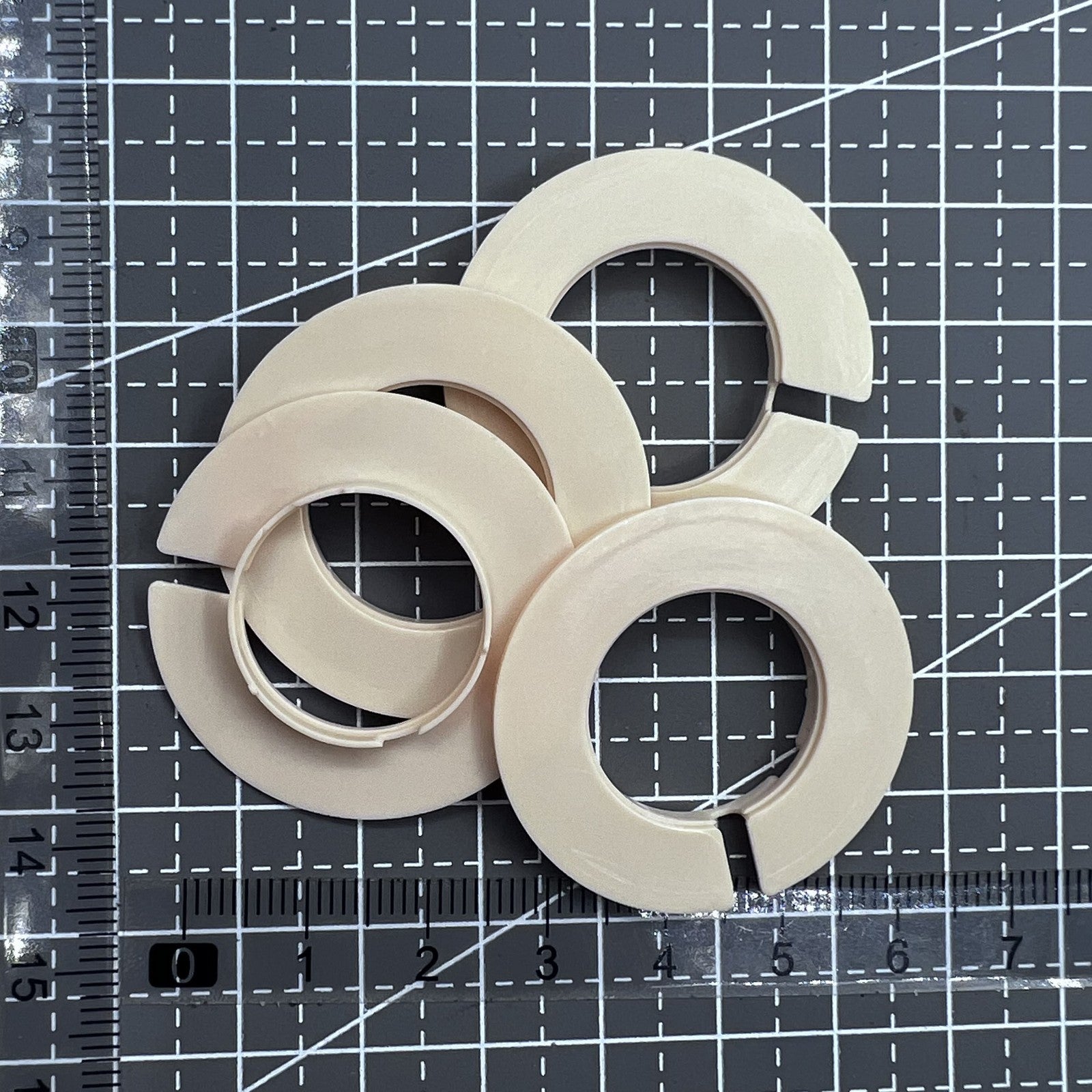 2 PIECES/Pack Spacer Ring Fixing Ring for ETA 255.411 Movement