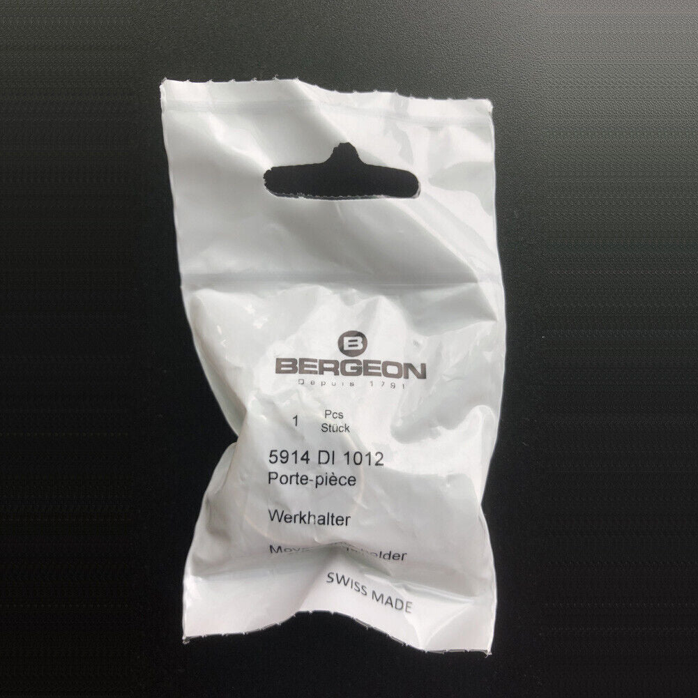 10 1/2 Ligne Bergeon 5914 Reversible Movement Holder with Knob Fit for ETA 7001
