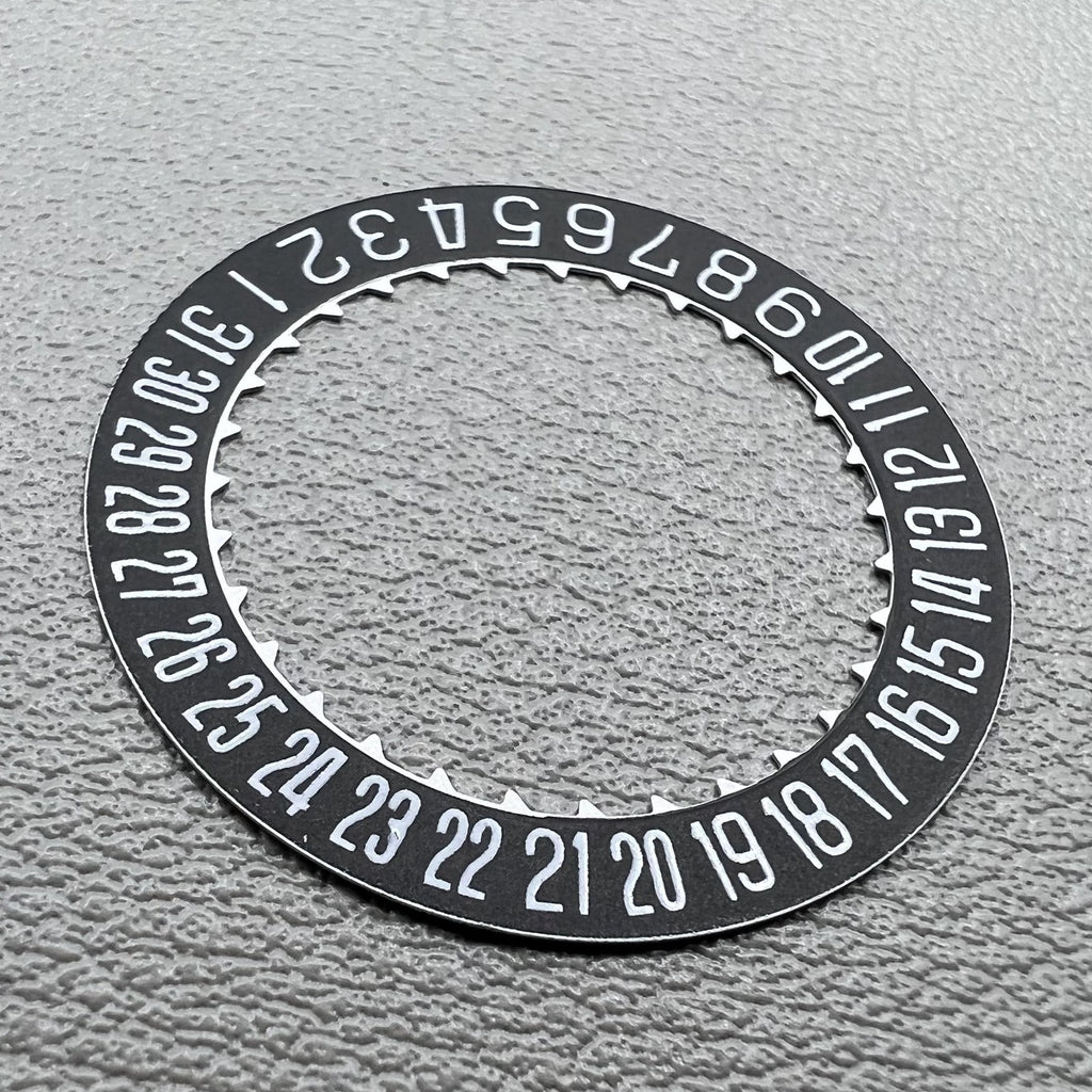 2 PIECES Black Date Disk Wheel Date Wheel Date At 3 for Miyota 9015 Movement