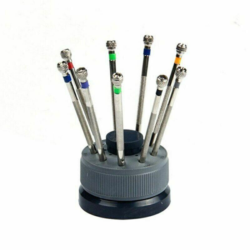 Screwdrivers Set of 9 Flat Blade Assort Slotted Screwdrivers Size 0.6mm~2.0mm