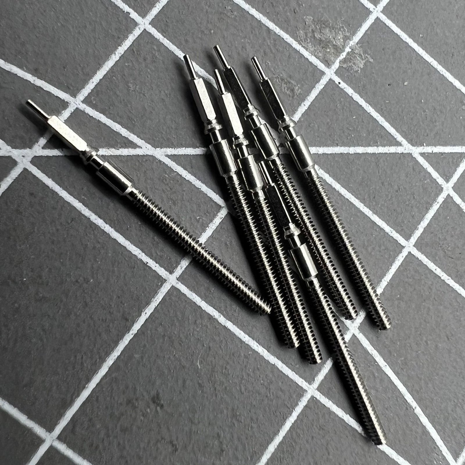 5 PIECES Watch Winding Stems Watch Stems for Shanghai 2824 Movement