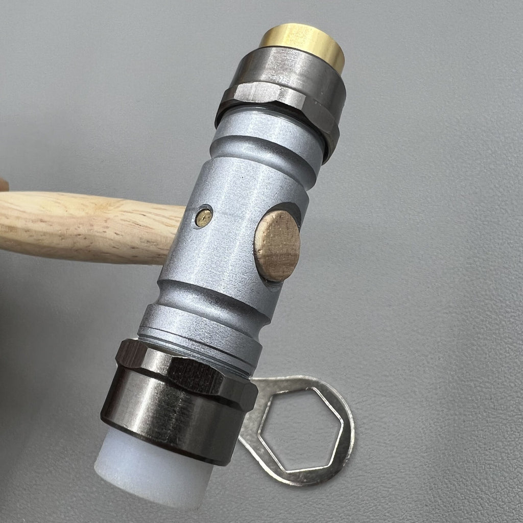 Bergeon 30417 Hammer With Replaceable Brass / Synthetic Ends Swiss Tool