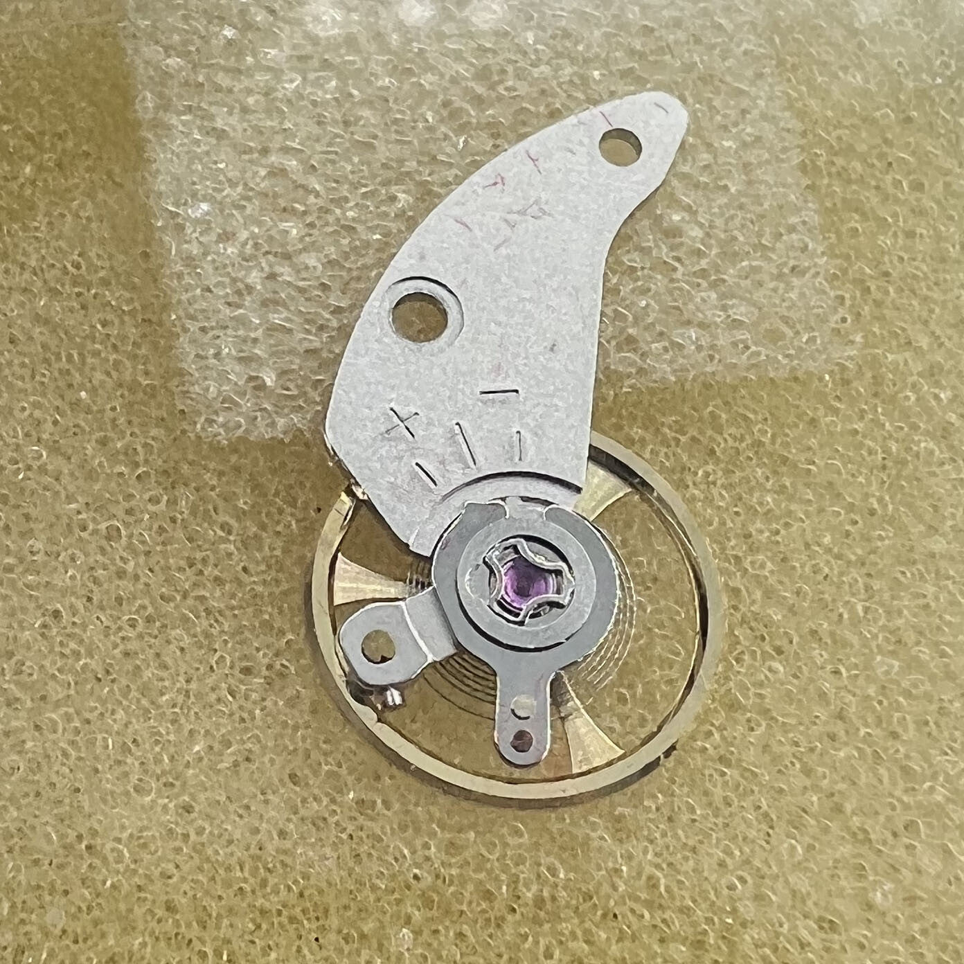 Original Watch Balance Wheel Splint Fit for Movement YN55 YN56 #80 Watch Part