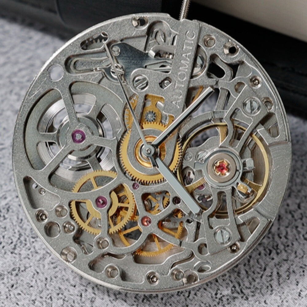 China Made 24 Jews SL-2201C Hollow 3 Hands Automatic Mechanical Movement 3 Hands