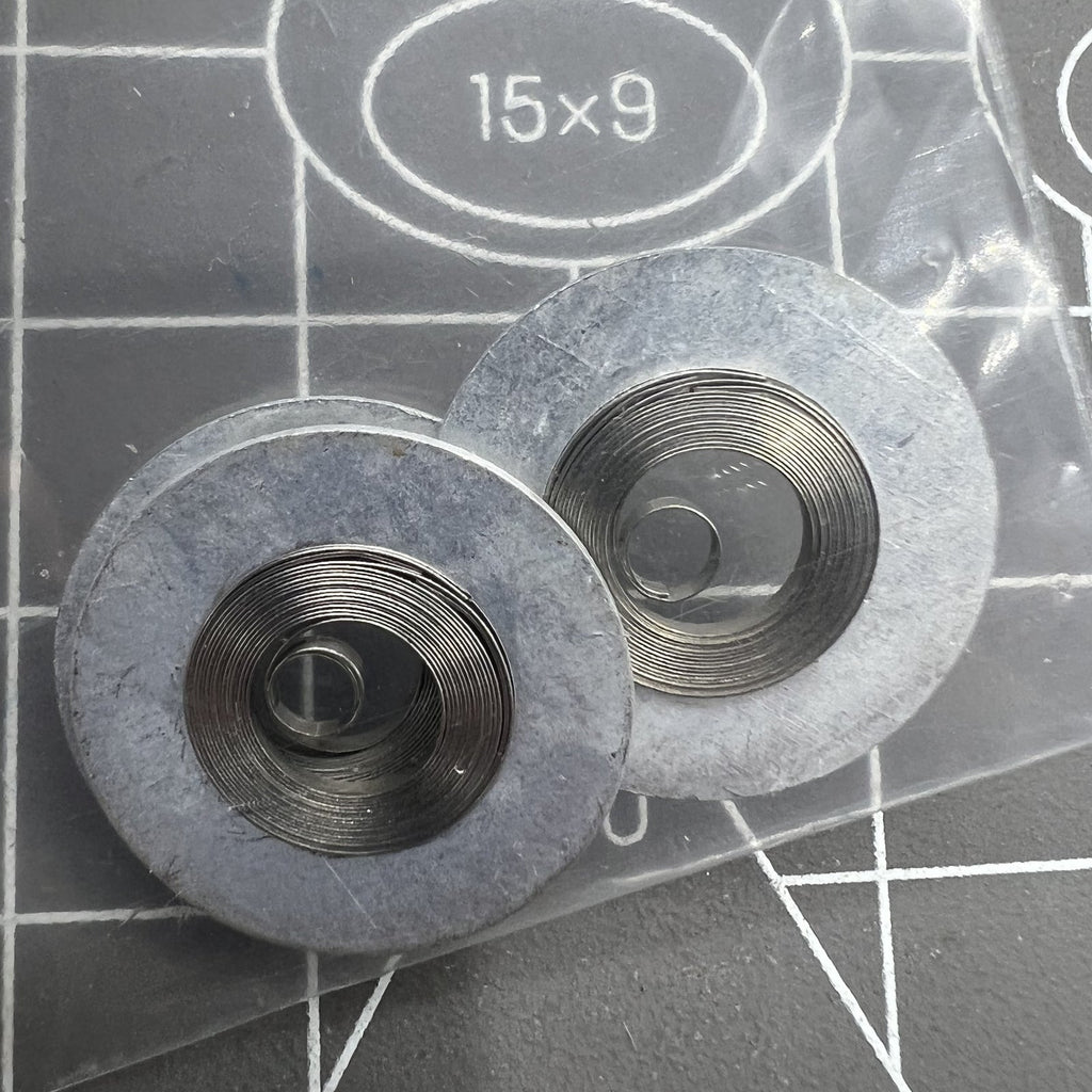 3 PIECES Silver Mainspring Generic Fit for Movement 7009#180