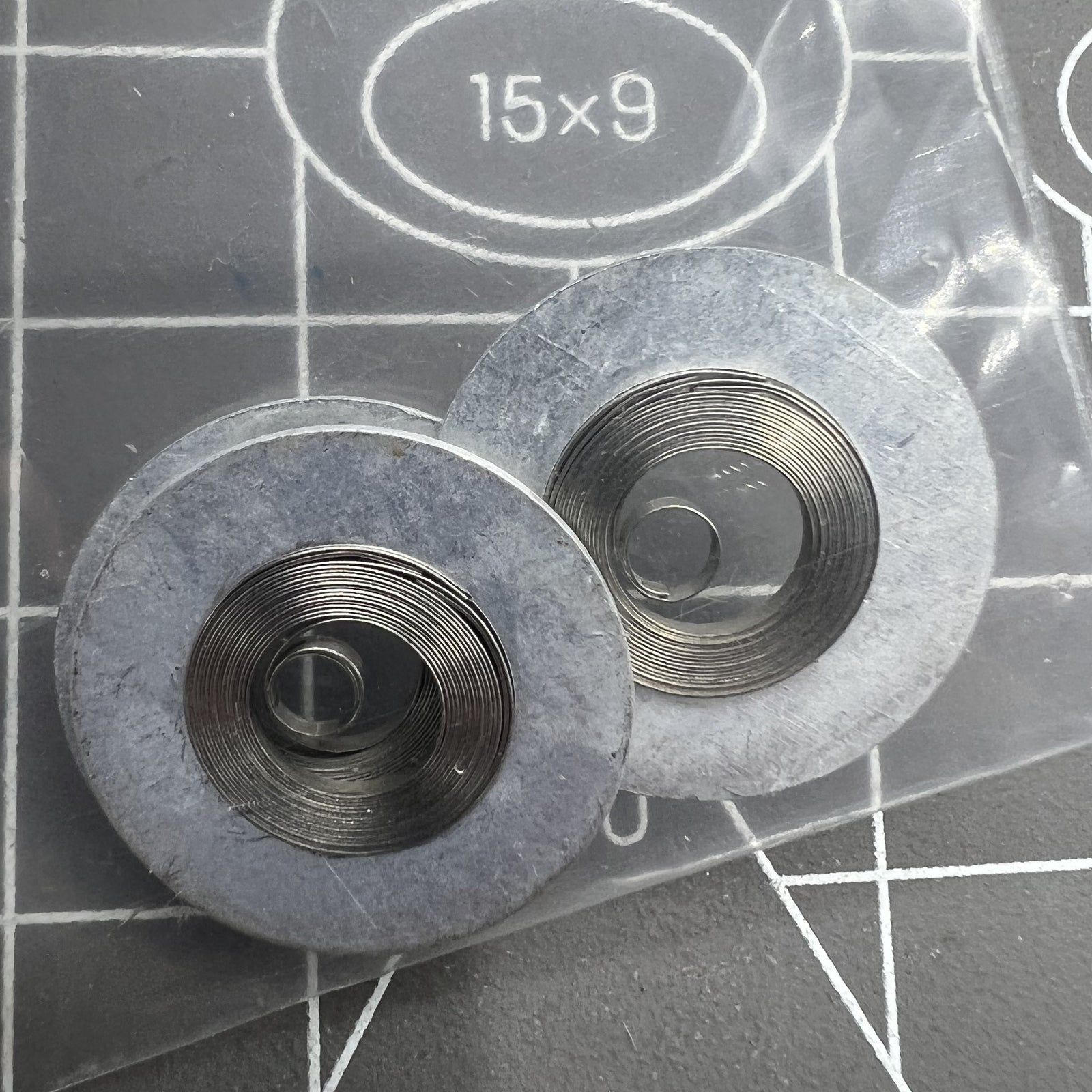3 PIECES Silver Mainspring Generic Fit for Movement 7009#180