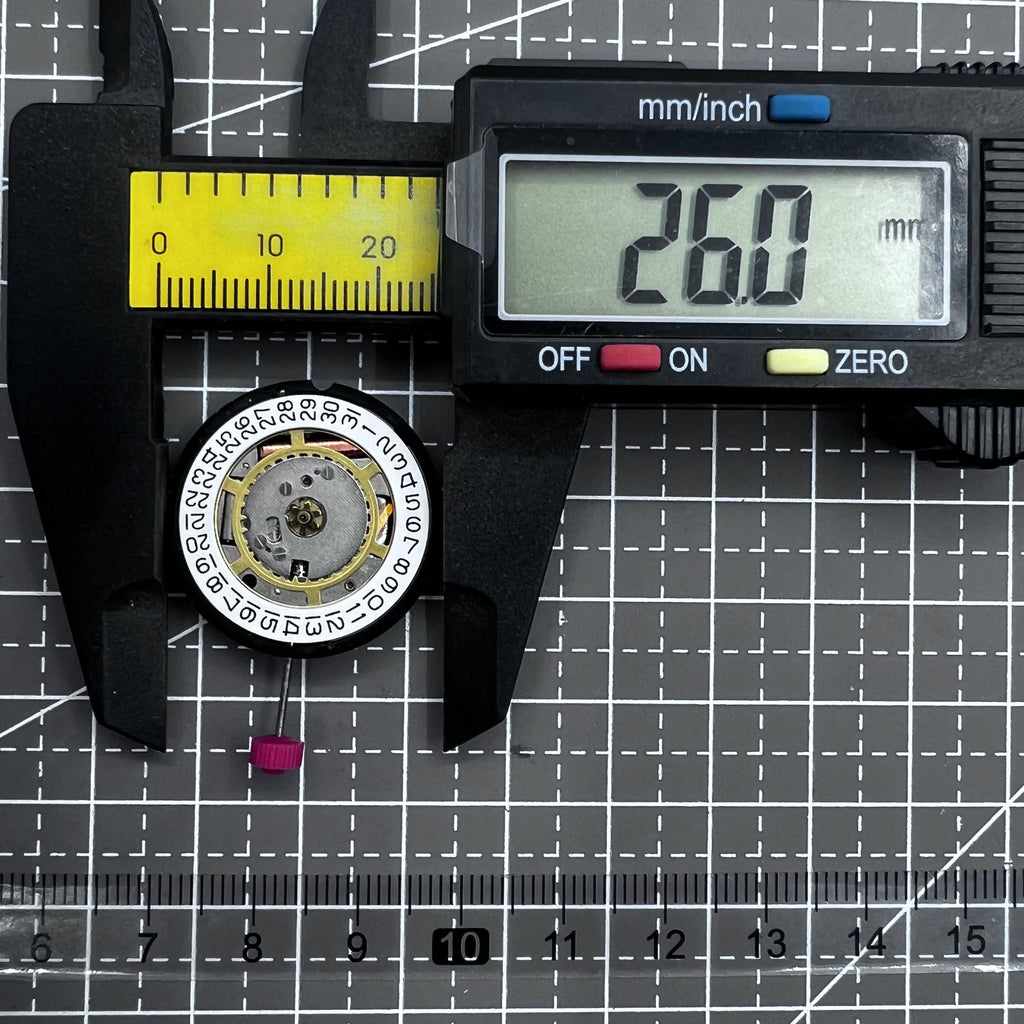 Swiss Ronda 315 Date At 3 Quartz Movement Single Calendar