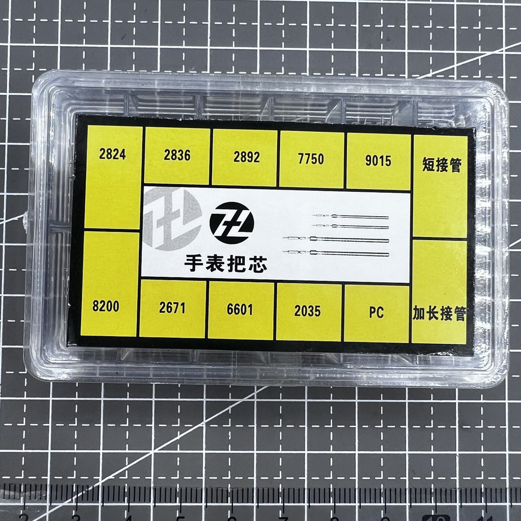 Assorted Watch Winding Stem Generic for Different Watch Movement Stainless Steel