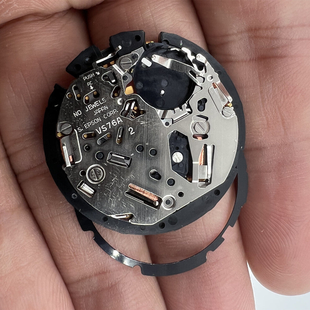 Hattori Epson TMI VS76 VS76A Watch Quartz Movement Solar Power Japan Made