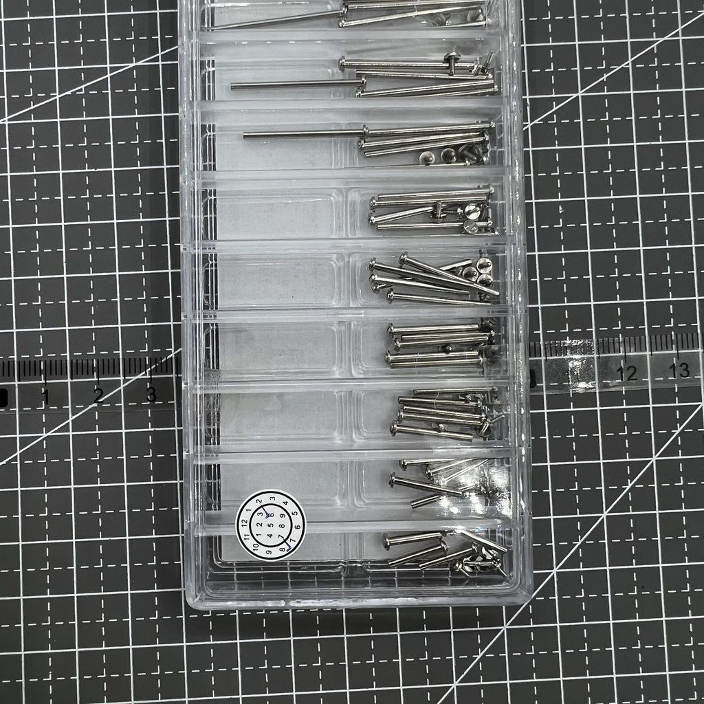 1.5mm Thick Brass Watch Strap Screw Bar/Lug Stainless Steel Sizes 8-28mm