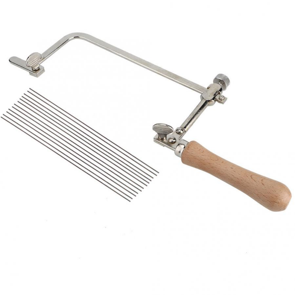 Hand Saw U Type Steel Saw Bow 12 Saw Blade Jewelry Woodwork Craft Cutting Tools