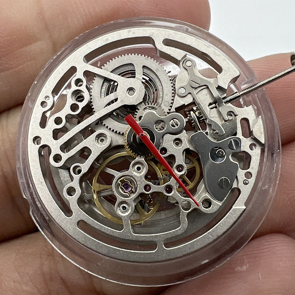 Seagull TY2809 Silver China Made Automatic Mechanical Skeleton Watch Movement