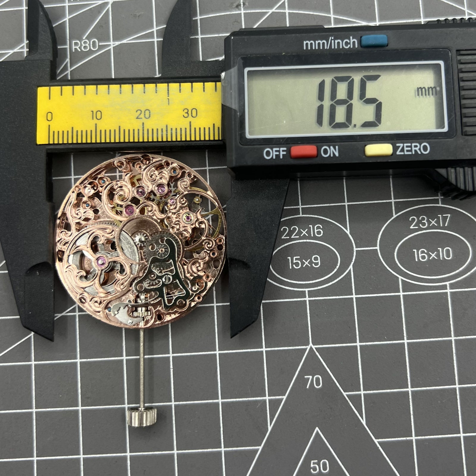 Seagull ST3600 6497 Carved Hollow Hand Winding Manual Mechanical Movement