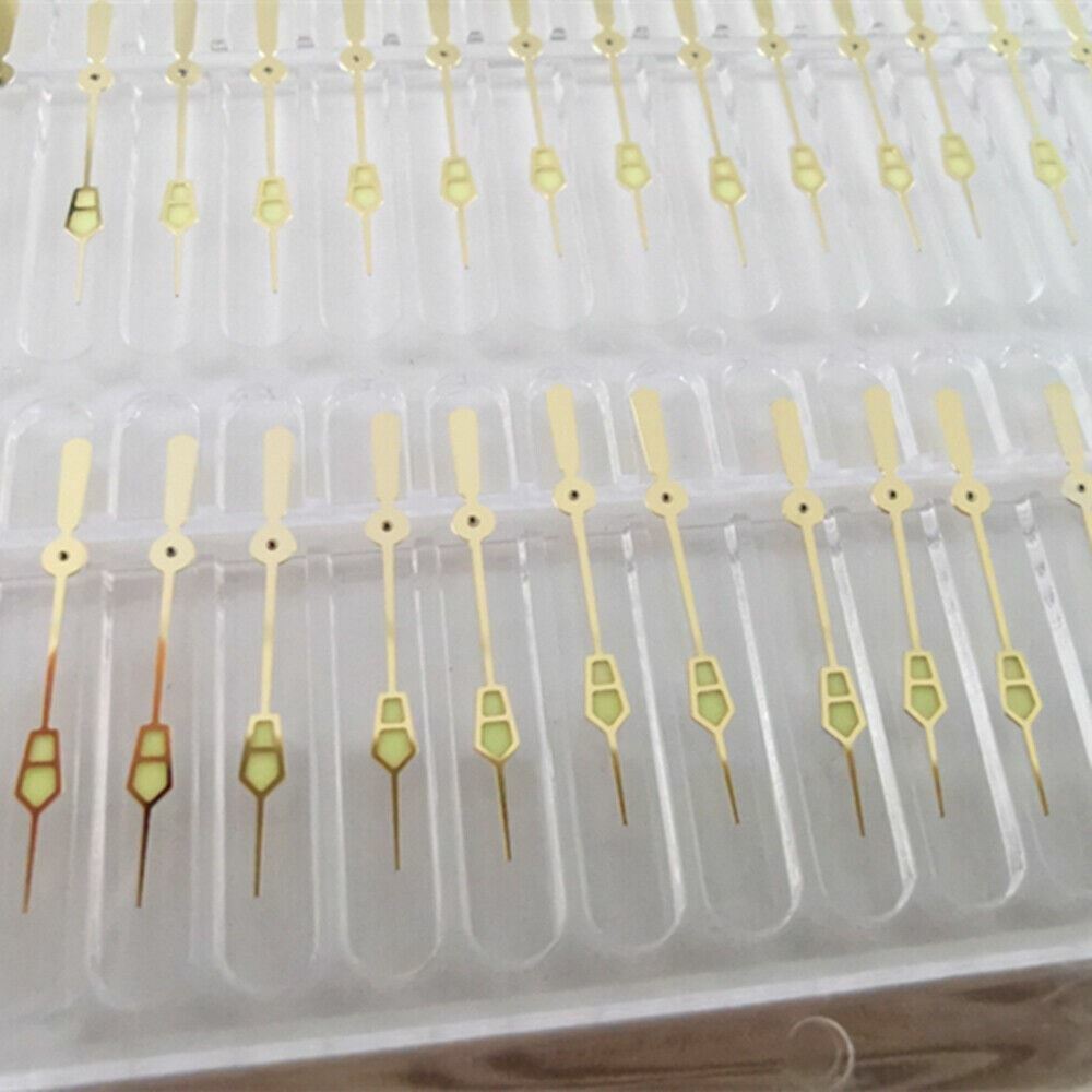 C3 Green Luminous Watch Hands Sets For  SKX/SBBN NH35A/NH36A P1-3-A