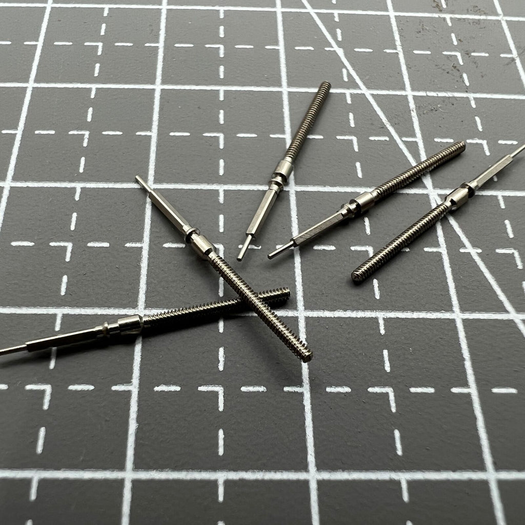 5 PIECES Watch Winding Stems Spare Parts Fit for ST2555 Movement