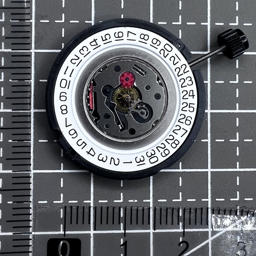 Swiss ETA 805.112 Quartz Movement 3 Hands Date at 4:30