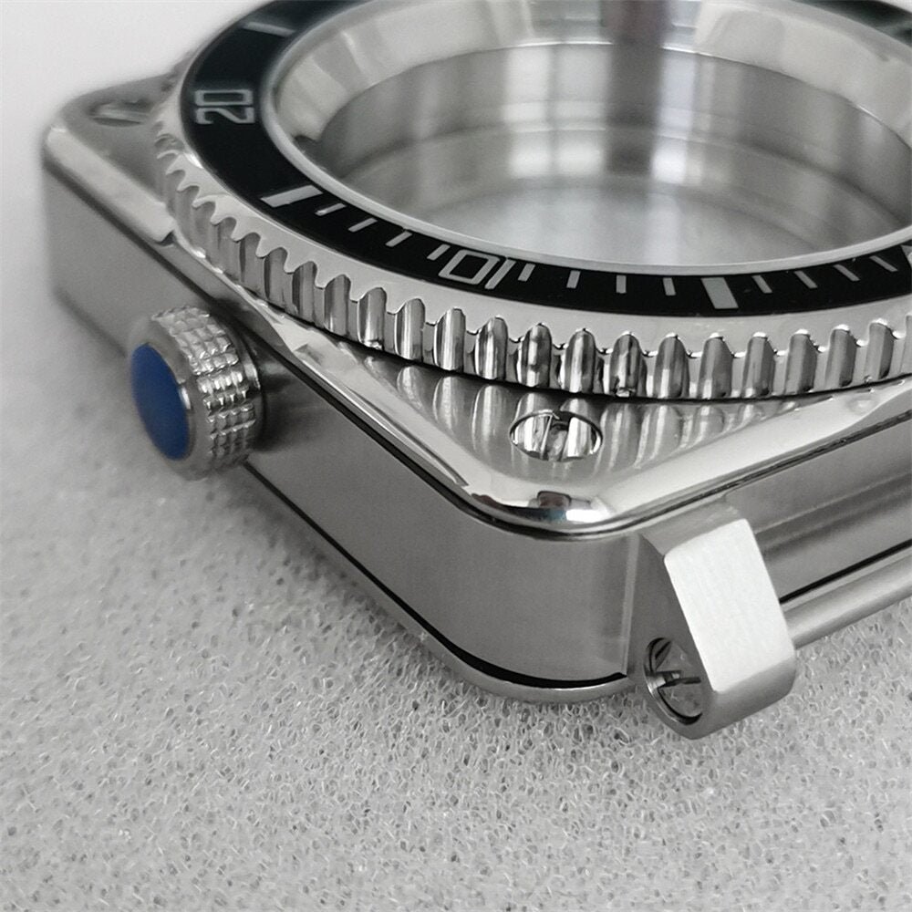 42mm S/S Sapphire Glass Square Watch Case for Seiko NH35/NH36/4R/7S