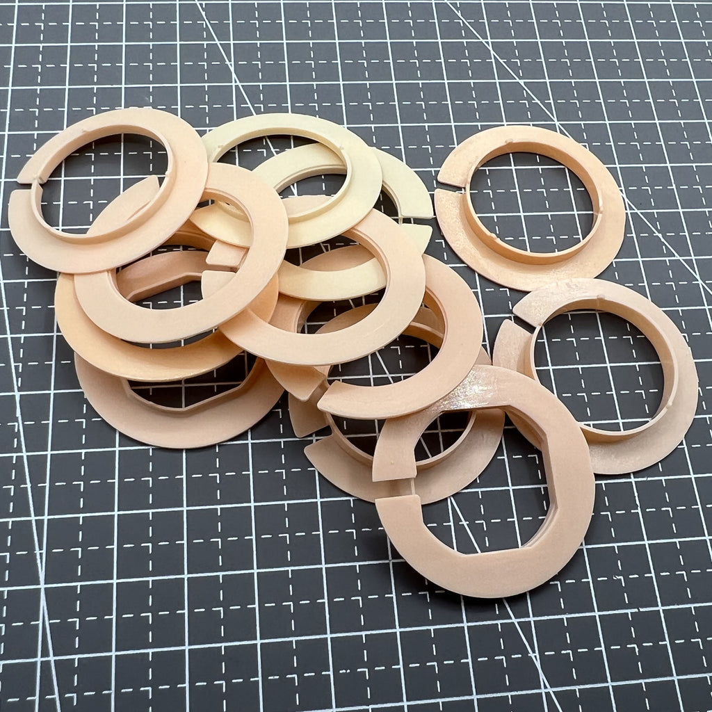 12 PIECES 5 Ligne Sizes Movement Case Spacer Casing Ring Holder #AC-676-10.5