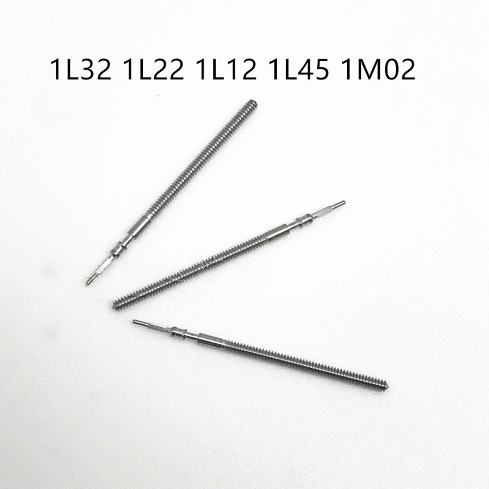 10PCS Watch Winding Stems Generic for 1L32 1L22 1L12 1L45 1M02 Movement