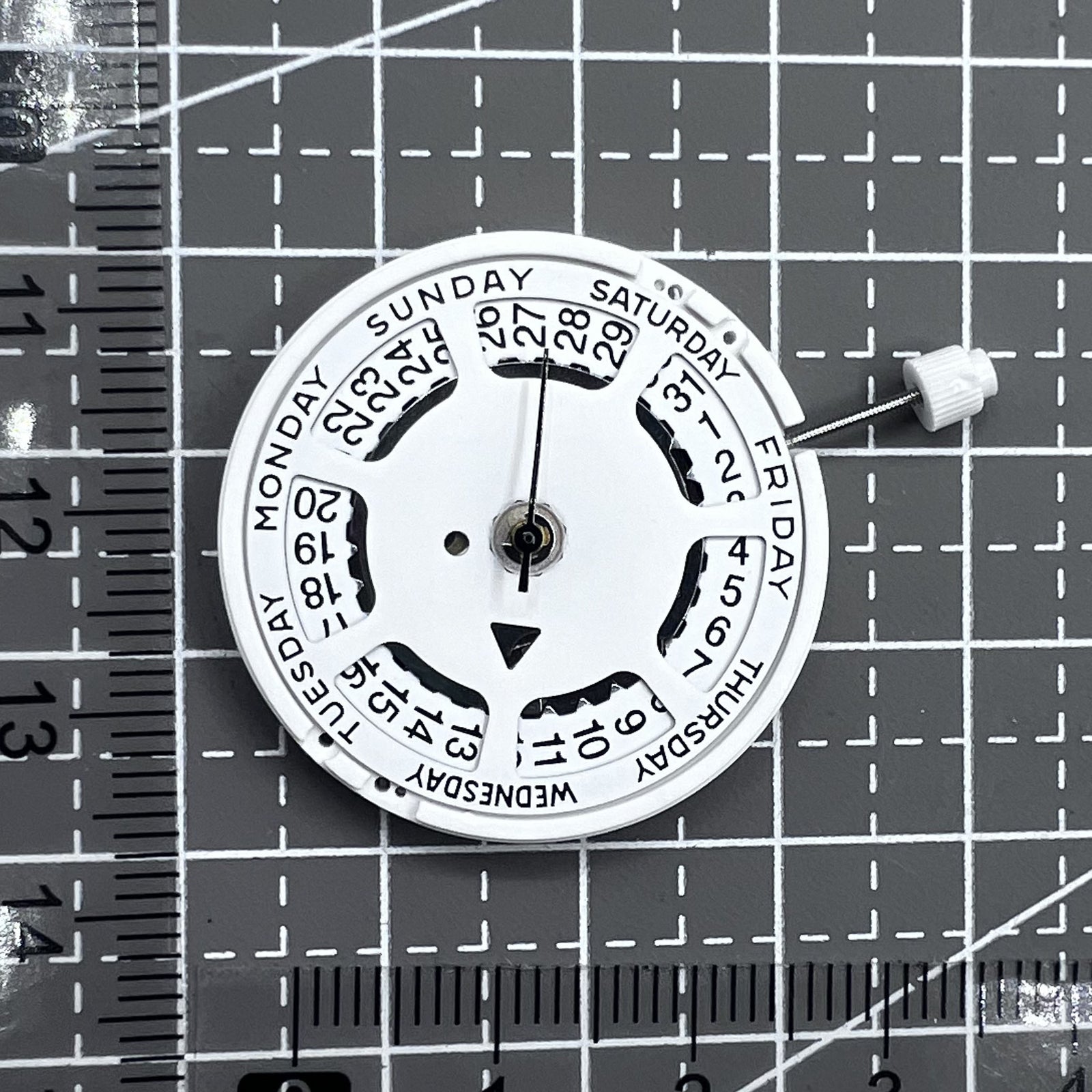 Swiss ISA 1198 Quartz Movement Day Date Movement