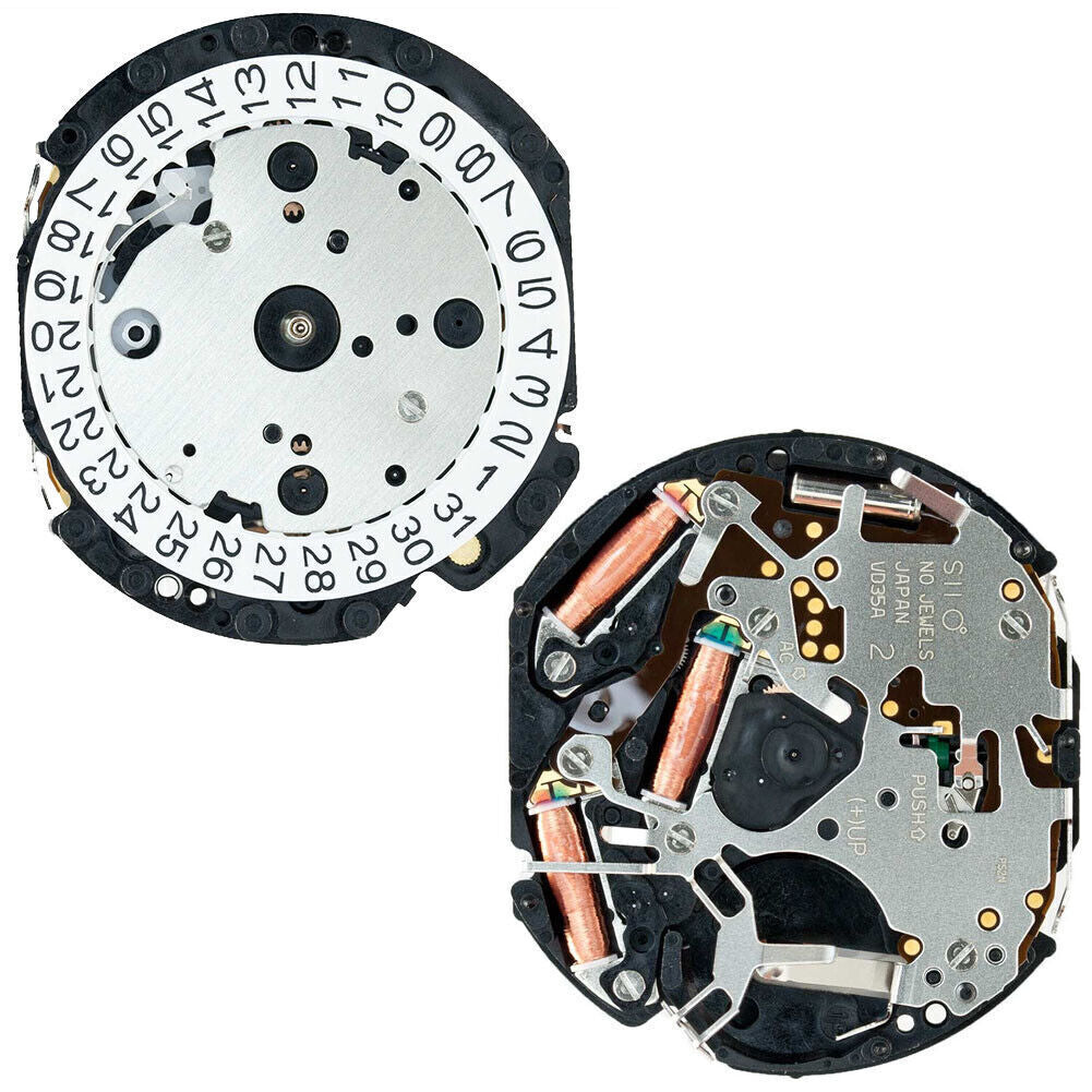 Hattori Epson TMI VD35 VD35A Watch Quartz Movement Japan Made