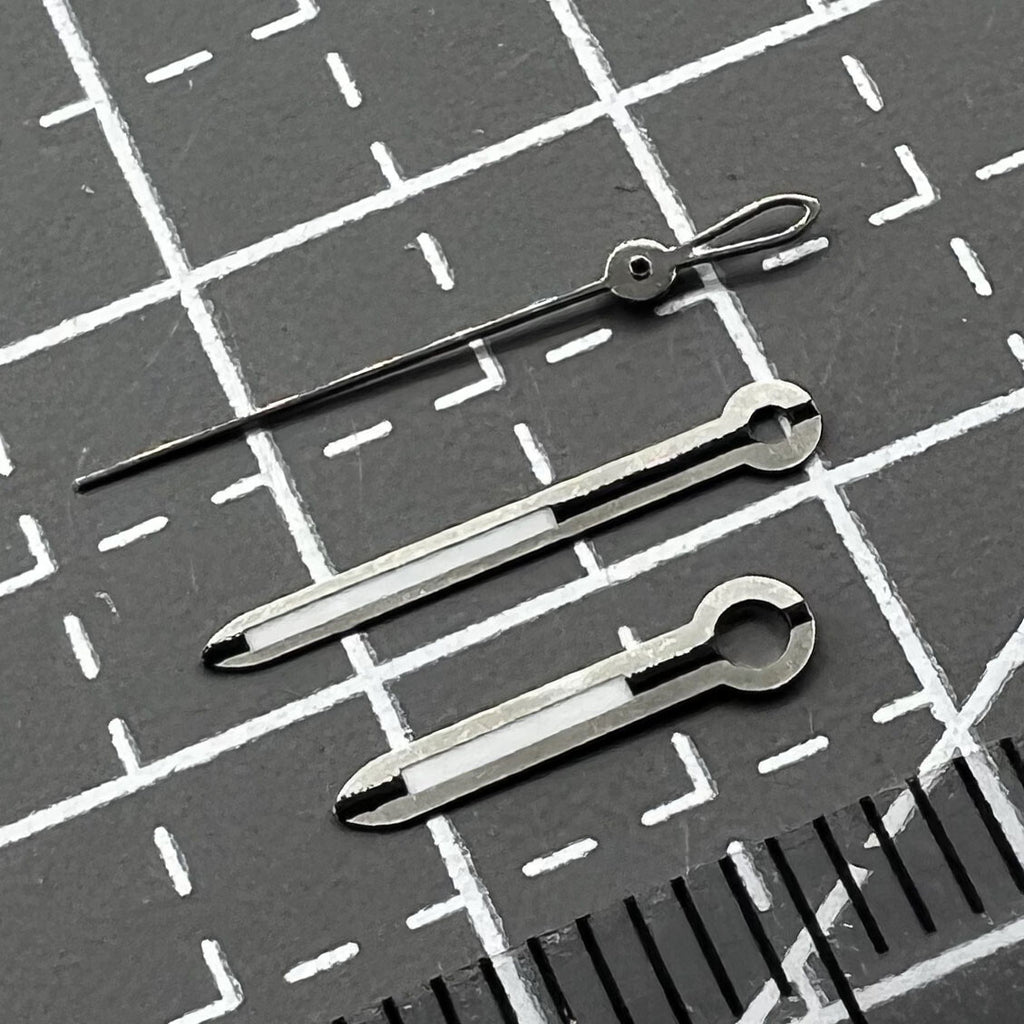 2 Sets/Pack Silver Trim Watch Hands Set for ETA 2824 2834 2836 2846 Movement