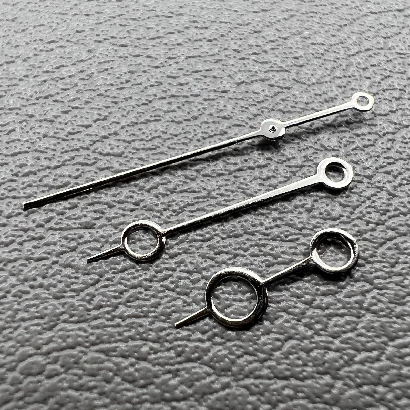 2 Sets Modified Silver Circle Hollow No Lume Watch Hands for NH35/36 NH38 NH72