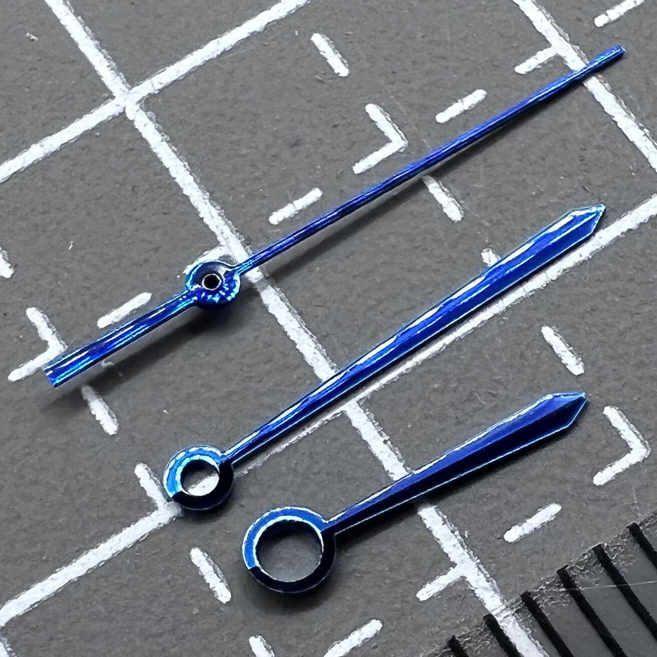 2 Sets/Pack 9.1X12.9X16.7mm Modified Blue Balloon Hands for ETA2836 2824 2892A2