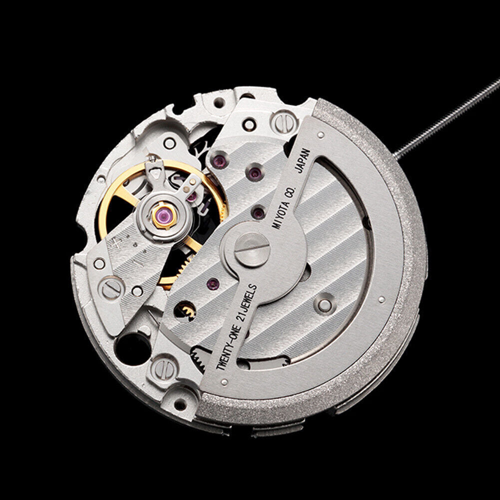 Miyota / Citizen 82S7 Silver Plated Japan Automatic Mechanical Movement